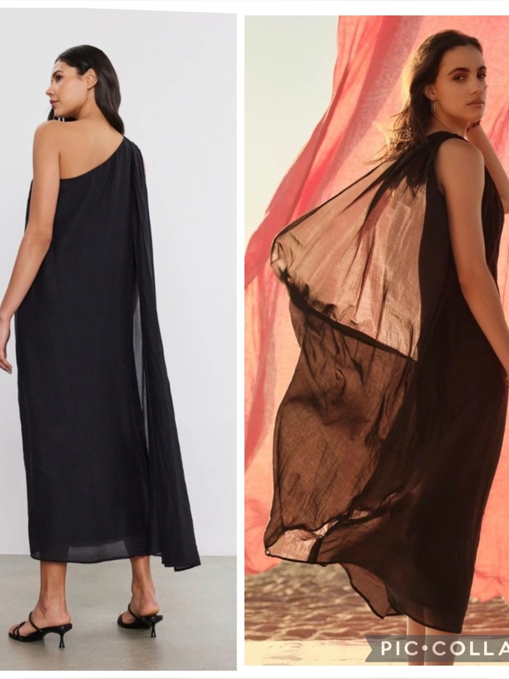 Velvet by graham & Spencer one shoulder midi/maxi dress like new